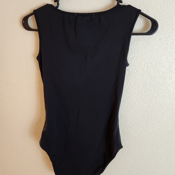 MAJE Tiphaine Black Cutout Bow Swimsuit One Piece Bikini Jersey Knit Bodysuit - Picture 7 of 10